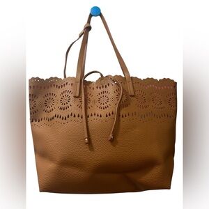 Mark & Hall Elegant Brown Tan Bag Vegan leather